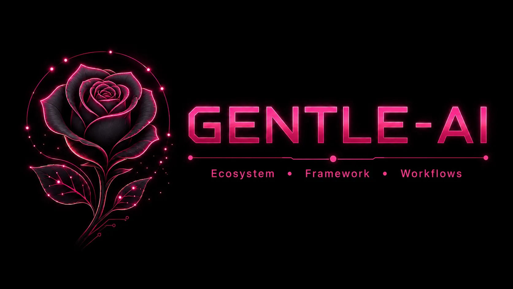 Banner de Gentle-AI: ecosistema, marco de trabajo y flujos de trabajo